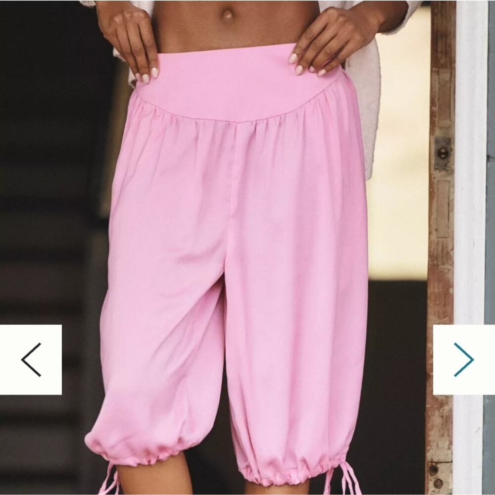 ANTHROPOLOGIE LyreBird Silky Bloomer Bermuda Shorts Sz Xxsmall Nwts - Picture 3 of 3